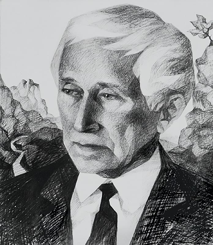 Ernst Jünger - Crayon Graphite - 37cm x 43cm
